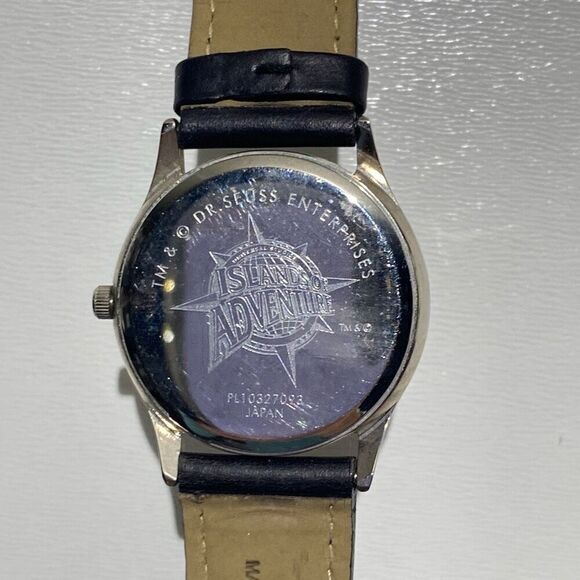 Universal Studio Island Of Adventure Sam I Am Black Leather Strap Wristwatch - Picture 4 of 8